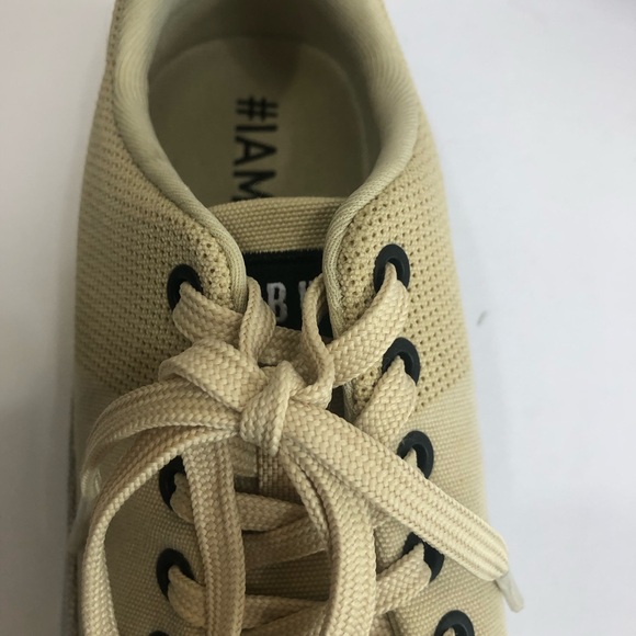 Nobull canvas cream sneakers. - Picture 7 of 8